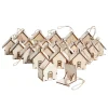 VBS Anhänger "Häuschen", 24 Stück, Sperrholz