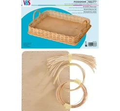 VBS Bastelset Peddigrohr "Tablett"