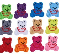 VBS Bügelapplikationen "Bären", 120 Stück