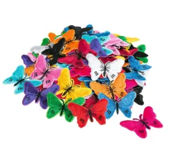 VBS Bügelapplikationen "Schmetterlinge", 120 Stück