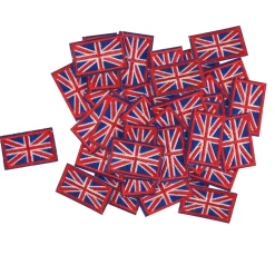 VBS Bügelapplikationen "Union Jack", 50 Stück
