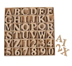 VBS Buchstaben- und Zahlensortiment, 360 Stück