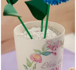 VBS Deko-Aufbewahrungsdose mit Deckel, rund