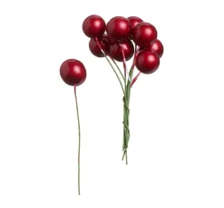 VBS Deko-Beeren am Draht "Ø 10 mm", 400 Stück