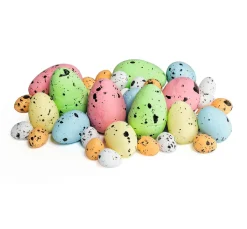 VBS Deko-Ei "Farb- & Größenmix", 38 Stück