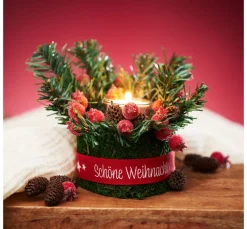 VBS Deko-Hagebutten am Draht "Gefrostet", 200 Stück