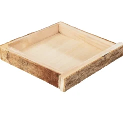 VBS Dekotablett mit Rinde