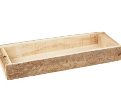 VBS Dekotablett mit Rinde