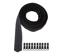 VBS Endlosreißverschluss-Set, inkl. 10 Zippern, 5 m