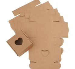 VBS Faltschachtel "Quadratisch mit Herz", 5 Stück