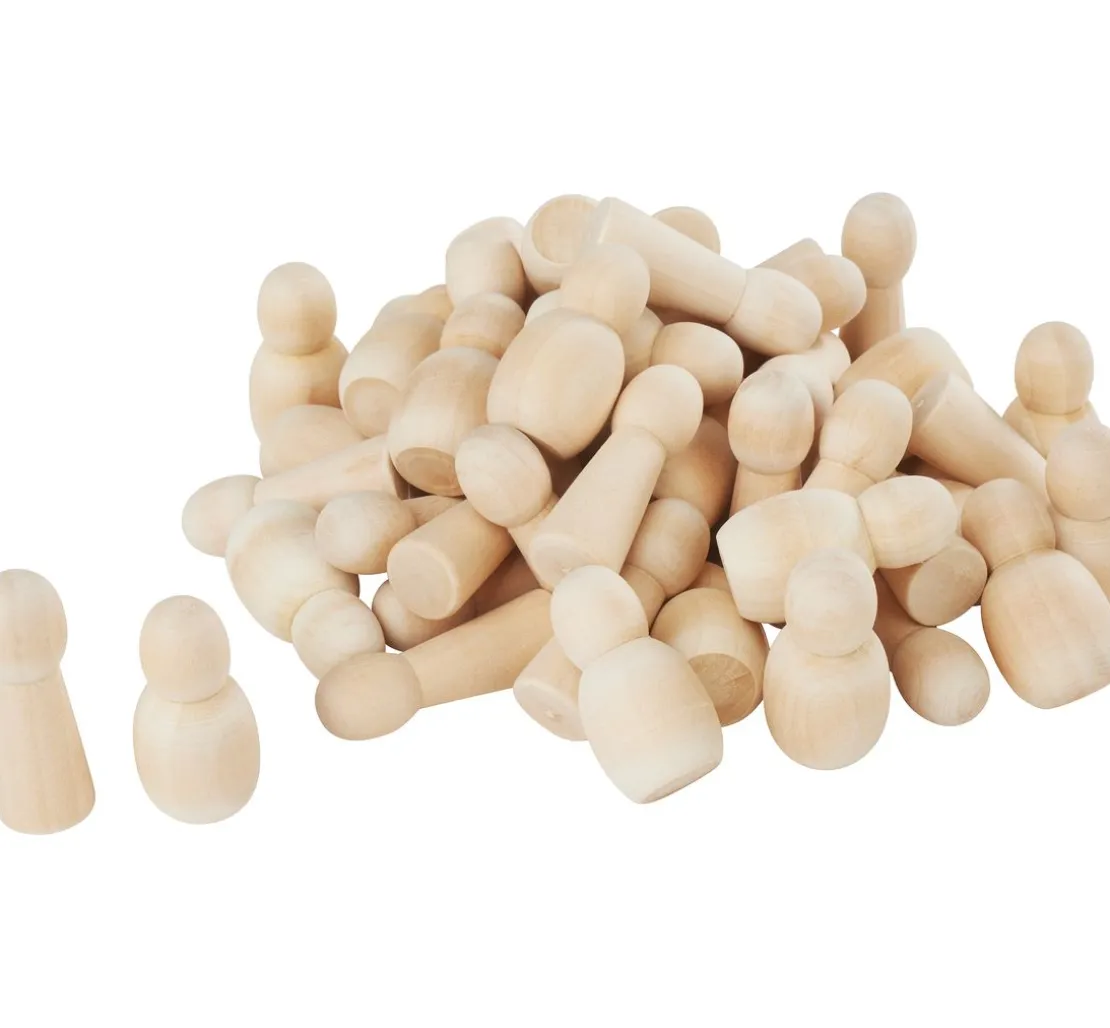 VBS Figurenkegel "Schlank & Bauchig", 50 Stück