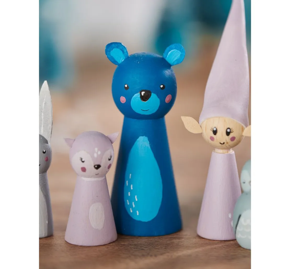 VBS Figurenkegel "Schlank & Bauchig", 50 Stück