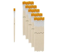 VBS Flachpinsel Synthetikhaar "Größe 6", 50 Stück