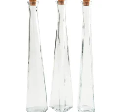 VBS Glasflaschen "Geo", 3er-Set