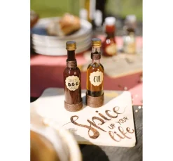 VBS Glasflaschen mit Schraubverschluss, ca. 60 ml, 14 Stück