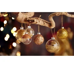 VBS Glaskugeln, Ø 6 cm, 4 Stück