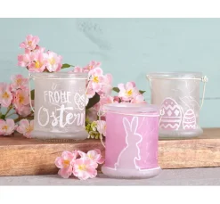 VBS Glaslaterne mit Metallbügel