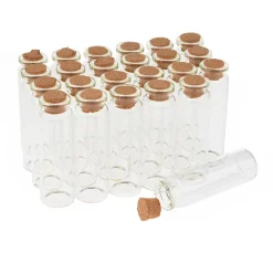 VBS Glasröhrchen mit Korken "7 cm", 24 Stück