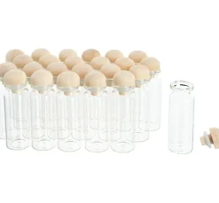 VBS Gläschen mit Holzverschluß, 24 Stück