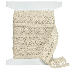 VBS Häkelband "Creme", 20 mm, 10 m
