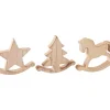 VBS Holz- Schaukelfiguren "Pferd, Tanne und Stern", 3er-Set