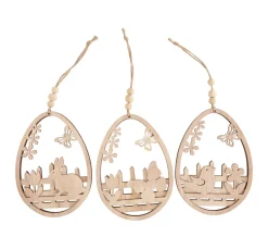 VBS Holz-Anhänger Eier "Frühling"