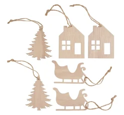 VBS Holz-Anhänger "Wintermotive"