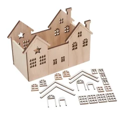 VBS Holzbox "Häuser"