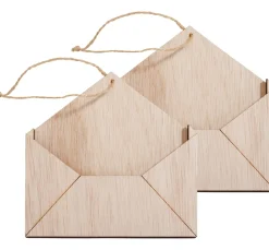 VBS Holz-Briefumschlag