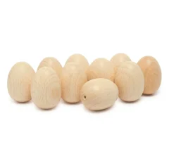 VBS Holz-Ei, gebohrt, 40 x 30 mm