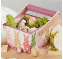 VBS Holz-Ei, gebohrt, 40 x 30 mm