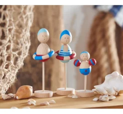 VBS Holz-Ei, gebohrt, 40 x 30 mm