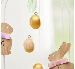 VBS Holz-Ei, gebohrt, 30 x 25 mm