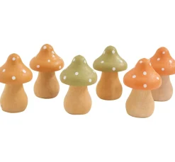 VBS Holz-Fliegenpilze, 6 Stk.