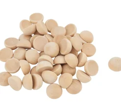 VBS Holz-Halbkugel "Ø 15 mm", 50 Stück