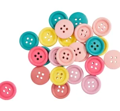 VBS Holzknöpfe "Pastellmix"