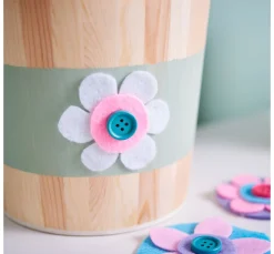 VBS Holzknöpfe "Pastellmix"