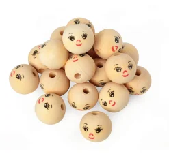 VBS Holzköpfe "Natur", Ø 30 mm, 25 Stück