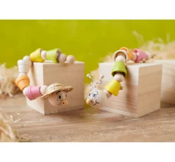 VBS Holzkugeln durchgebohrt 