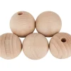 VBS Holzkugeln halbgebohrt "Ø 30 mm"