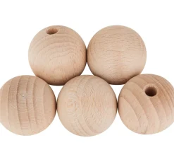 VBS Holzkugeln halbgebohrt "Ø 30 mm"