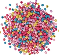 VBS Holzperlen "Farbmix", 250 g