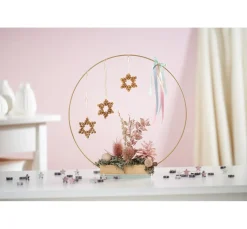 VBS Holzperlen mit Naturmaserung, Ø 8 mm, 100 g