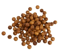 VBS Holzperlen mit Naturmaserung, 100 g