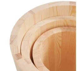 VBS Holz-Pflanztöpfe, 3er-Set