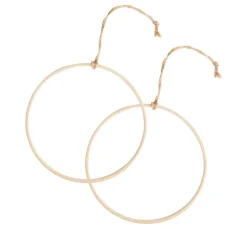 VBS Holzring mit Sisal-Aufhängeband