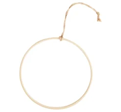 VBS Holzring mit Sisal-Aufhängeband