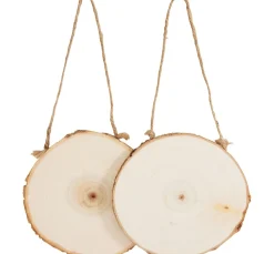 VBS Holzscheibe mit Jutekordel