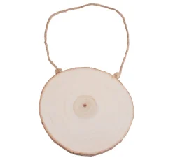 VBS Holzscheibe mit Jutekordel