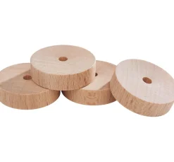 VBS Holzscheiben/Räder, Ø 30 x 8 mm, 4 Stück